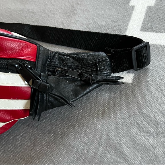 🇺🇸 USA Flag Real Leather Belt Bag - Picture 5 of 8